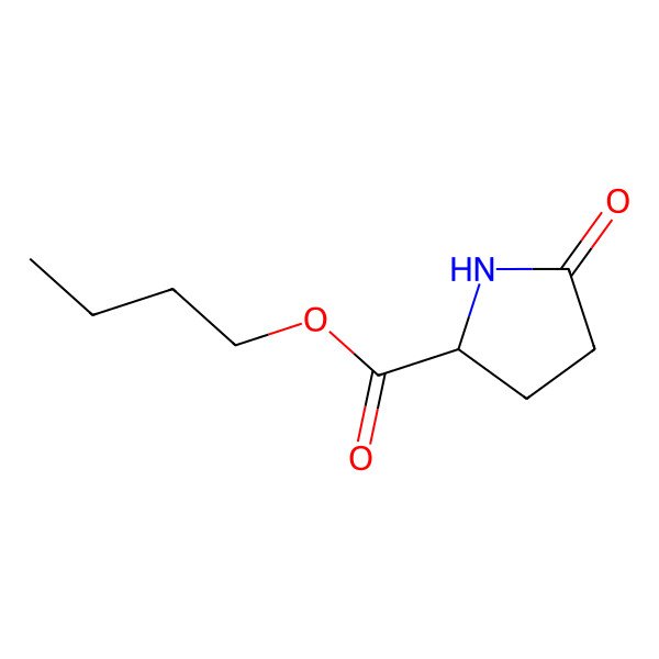 2D Structure of Butyl 5-oxo-L-prolinate