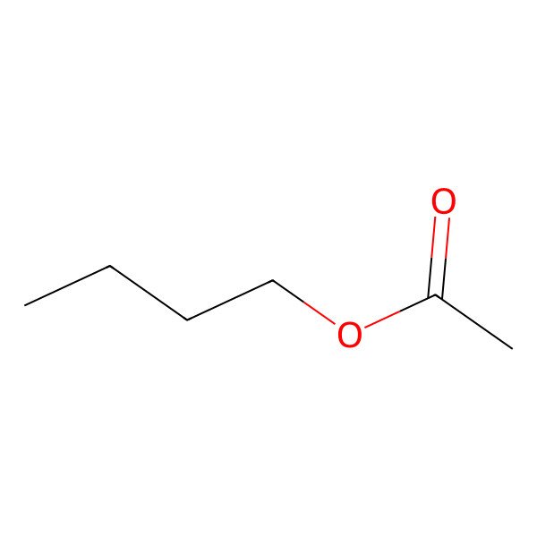 2D Structure of Butyl acetate