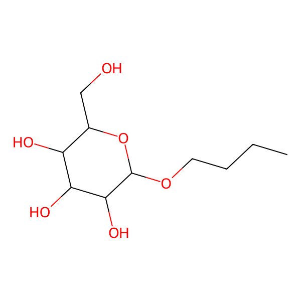2D Structure of Butyl D-glucoside 2D Structure of Butyl D-glucoside