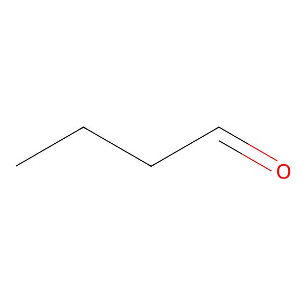 2D Structure of Butyraldehyde 2D Structure of Butyraldehyde