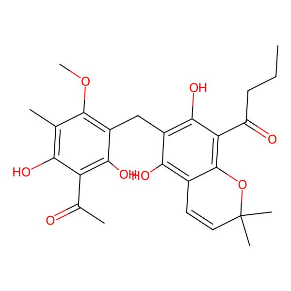 2D Structure of Butyrylmallotochromene