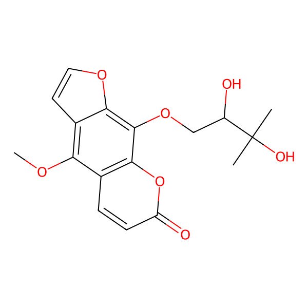 2D Structure of (+)-Byakangelicin