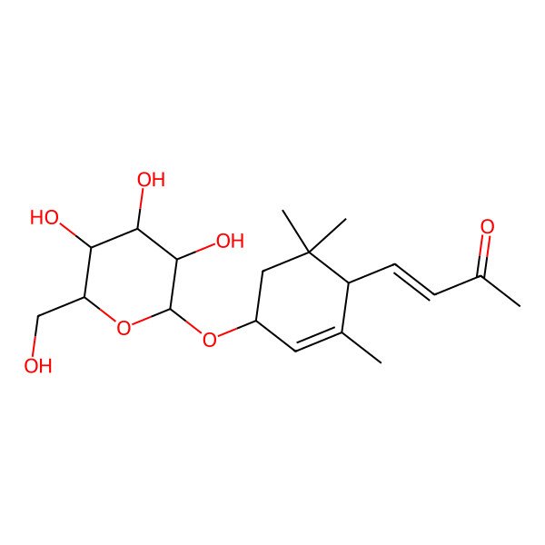 2D Structure of Byzantionoside A 2D Structure of Byzantionoside A