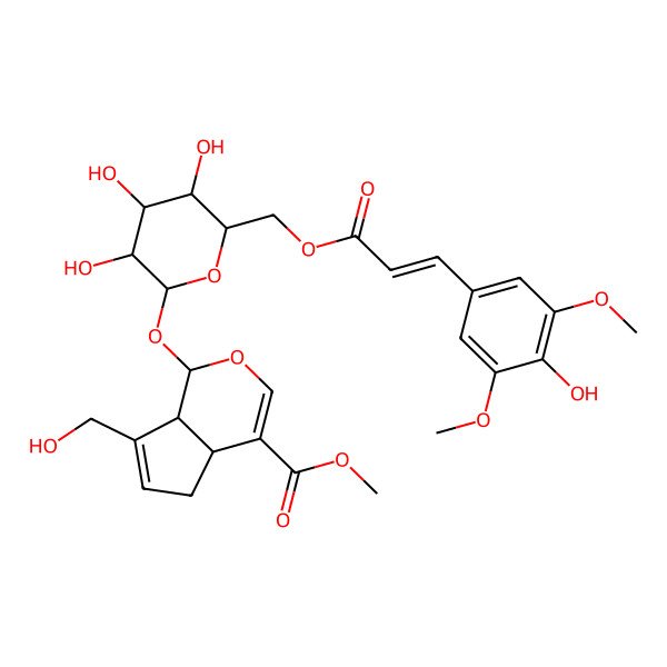 2D Structure of 6'-Sinapoylgeniposide