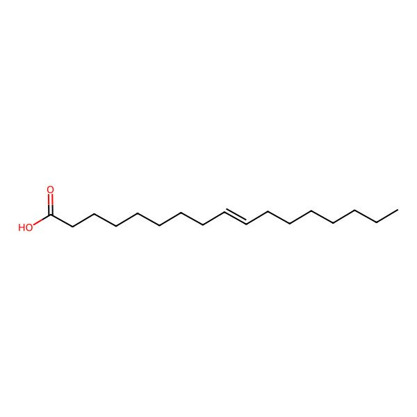2D Structure of c9-Heptadecenoic acid acid