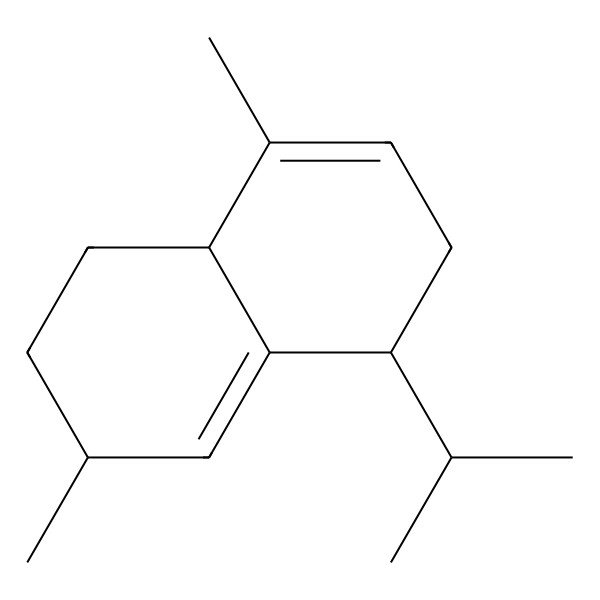 2D Structure of Cadina-4,9-diene