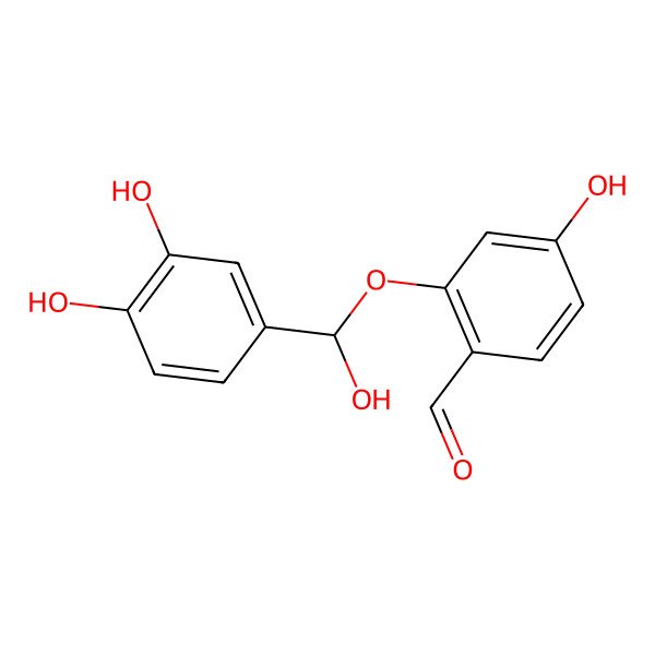 2D Structure of Caesalpiniaphenol D