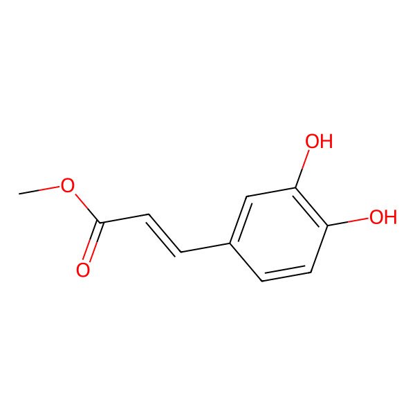 2D Structure of Caffeic acid methyl ester