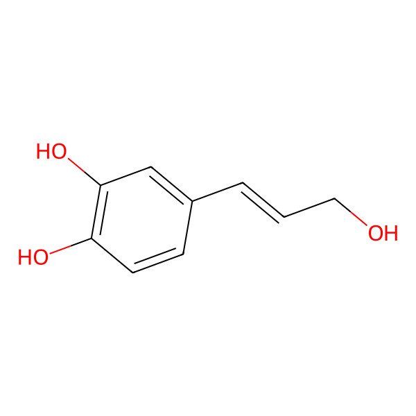 2D Structure of Caffeyl alcohol