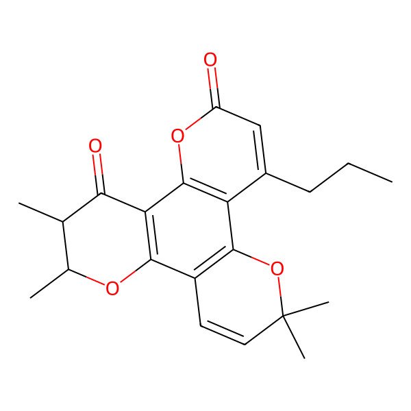 2D Structure of Calanolide D