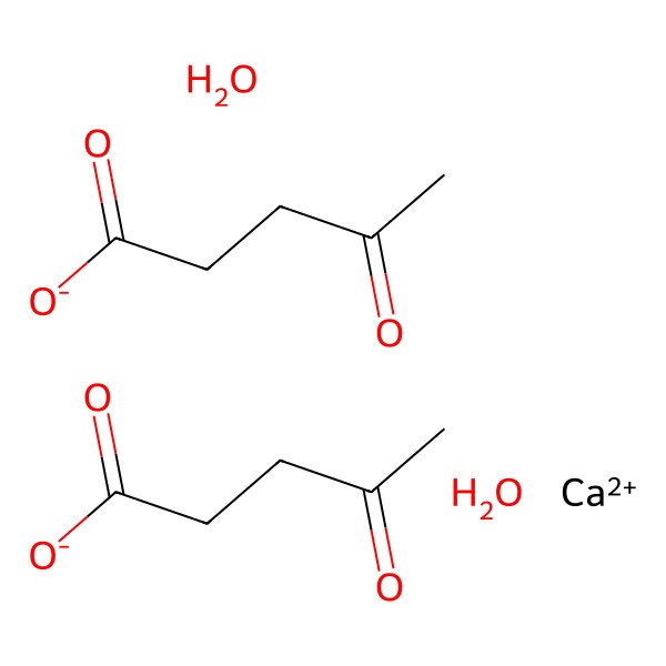 2D Structure of Calcium Levulinate