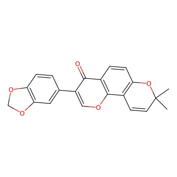 2D Structure of Calopogoniumisoflavone B
