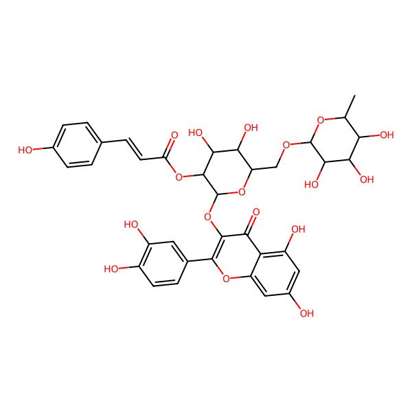 2D Structure of Camelliquercetiside D