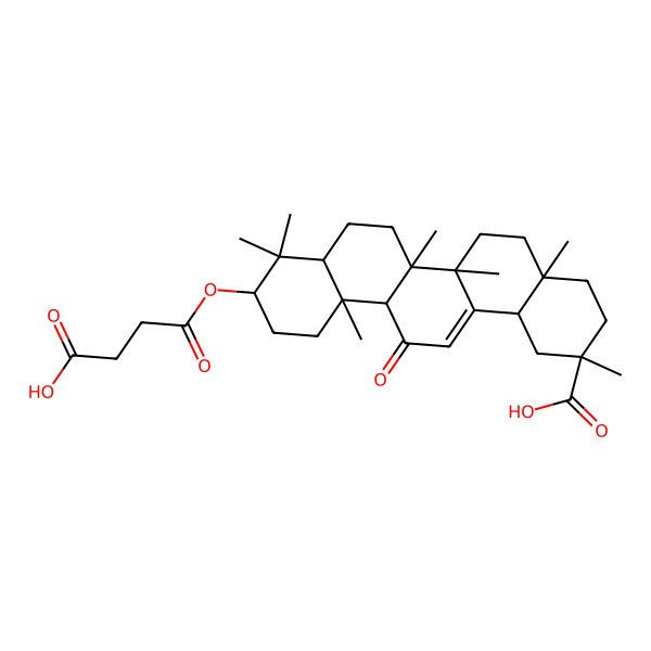 2D Structure of Carbenoxolona