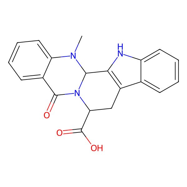 2D Structure of Carboxyevodiamine 2D Structure of Carboxyevodiamine