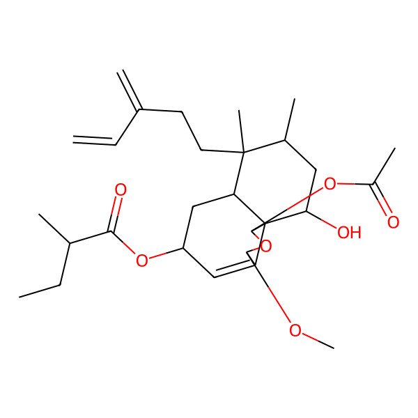 2D Structure of Caseamembrin B