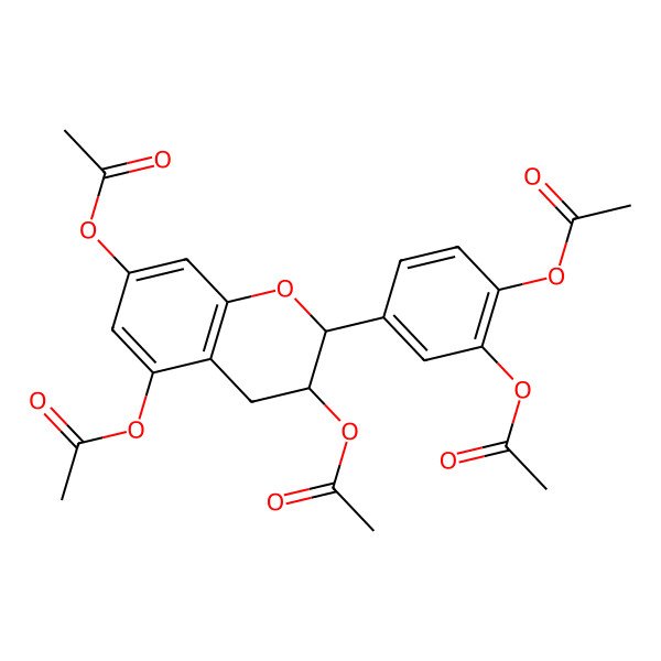 2D Structure of Catechin pentaacetate