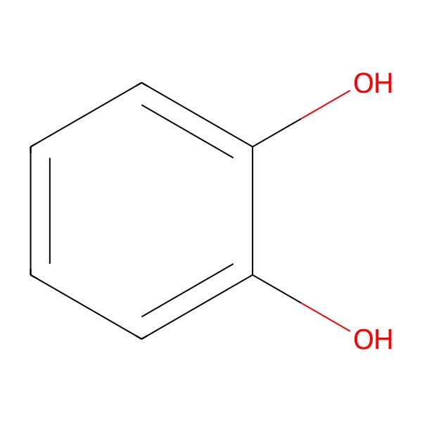 2D Structure of Catechol,[14c(u)]