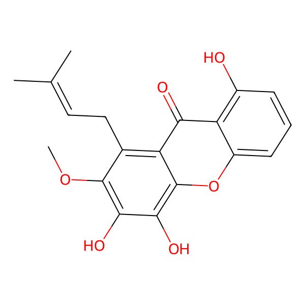2D Structure of Celebixanthone 2D Structure of Celebixanthone