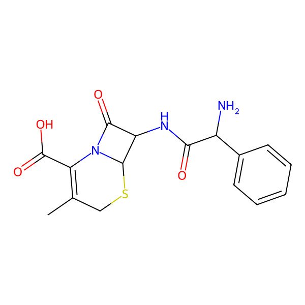 2D Structure of Cephalexin