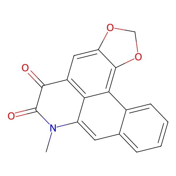 2D Structure of Cepharadione A