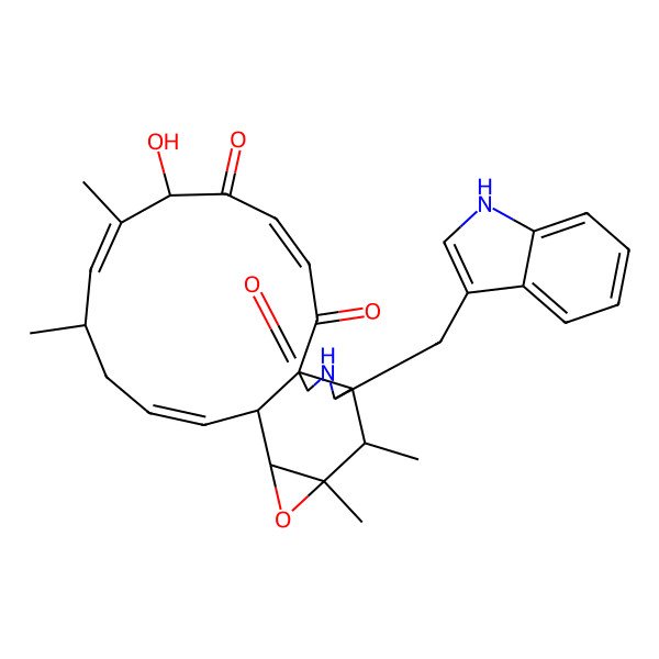 2D Structure of Chaetoglobosin A