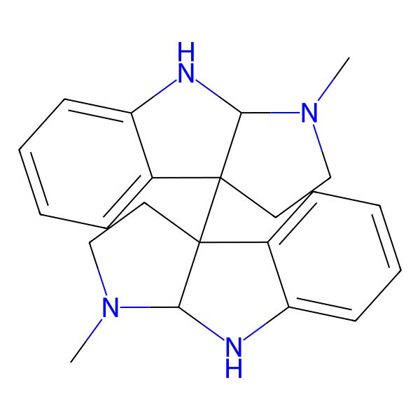 2D Structure of Chimonanthine