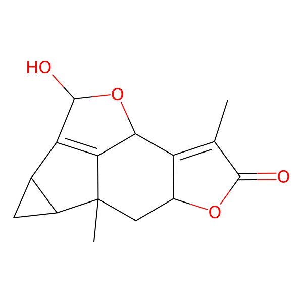 2D Structure of Chlorajapolide B, (rel)-