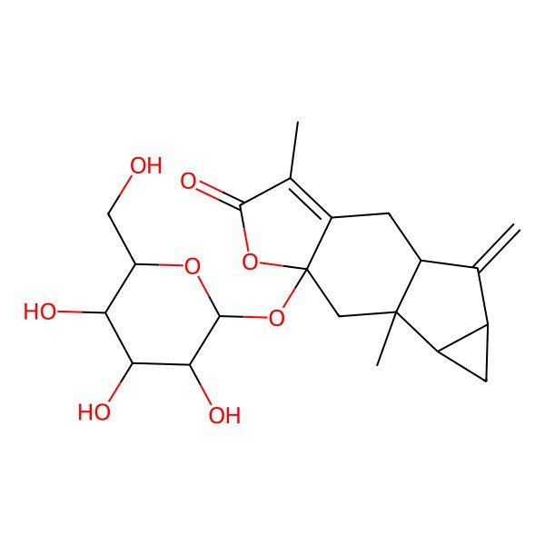 2D Structure of Chlorajaposide, (rel)-