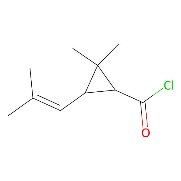 2D Structure of Chrysanthemoyl chloride 2D Structure of Chrysanthemoyl chloride
