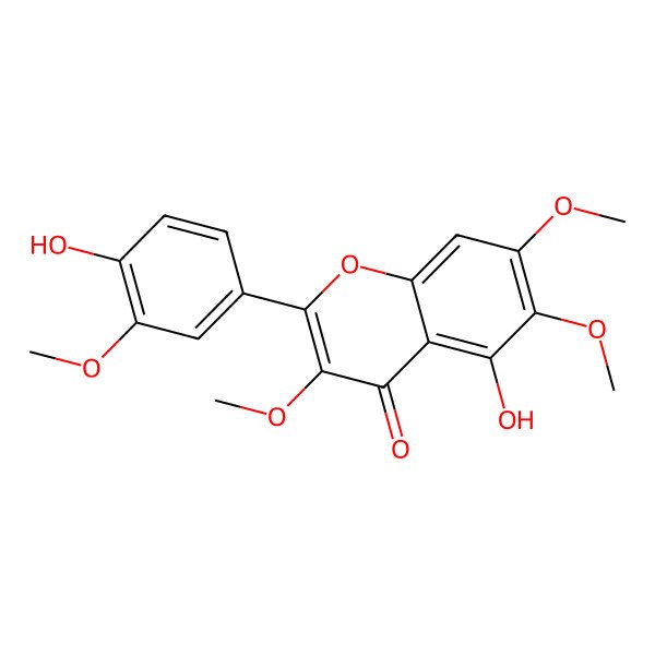 2D Structure of Chrysosplenetin 2D Structure of Chrysosplenetin