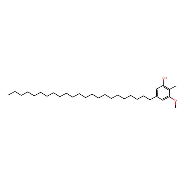 2D Structure of 3-Methoxy-2-methyl-5-tricosylphenol 2D Structure of 3-Methoxy-2-methyl-5-tricosylphenol