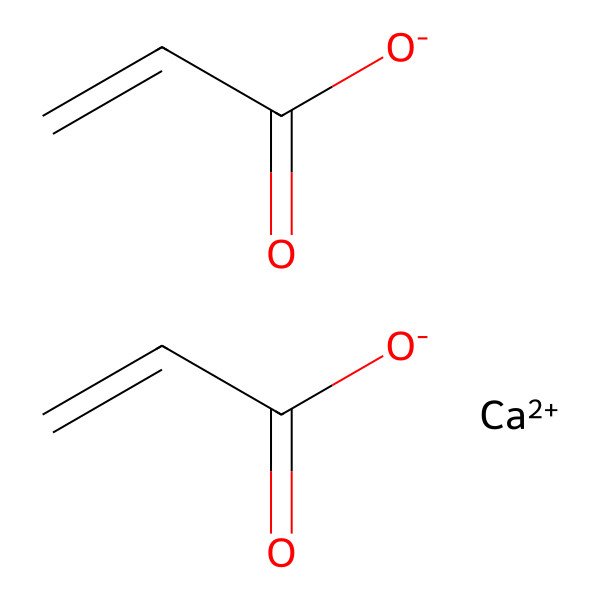 2D Structure of Calcium bis(prop-2-enoate)