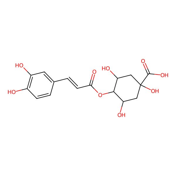 2D Structure of Caffeoyl quinic acid (isomer of 831, 832, 833)