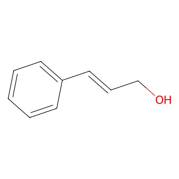2D Structure of Cinnamyl alcohol
