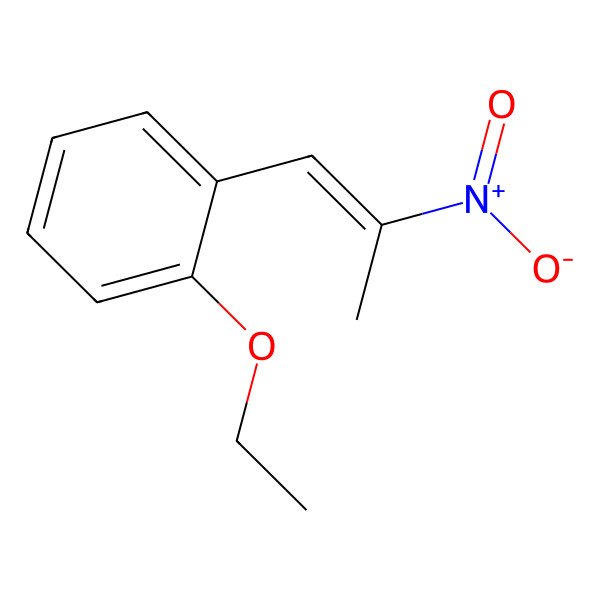 2D Structure of cis-2-Ethoxy-beta-methyl-beta-nitrostyrene