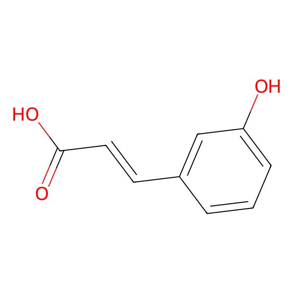 2D Structure of cis-3-Coumaric acid