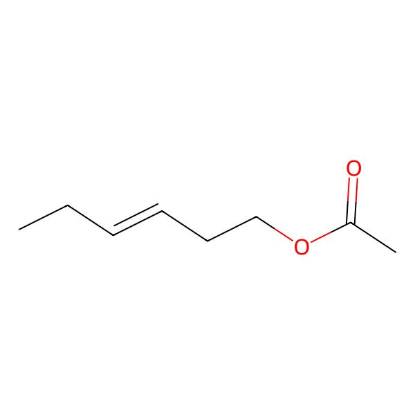 2D Structure of cis-3-Hexenyl acetate