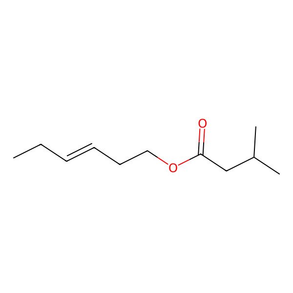 2D Structure of cis-3-Hexenyl isovalerate