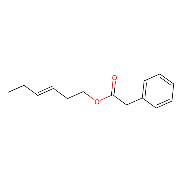 2D Structure of cis-3-Hexenyl phenylacetate