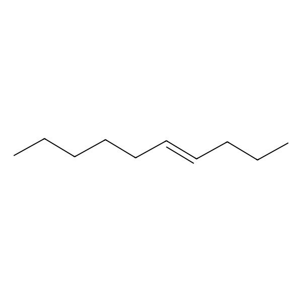 2D Structure of cis-4-Decene 2D Structure of cis-4-Decene