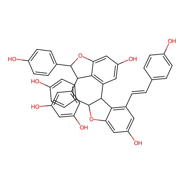2D Structure of cis-Miyabenol C