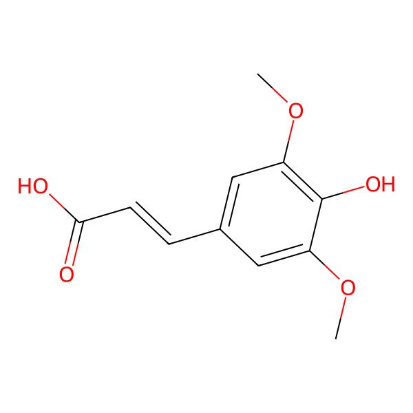 2D Structure of cis-Sinapic acid