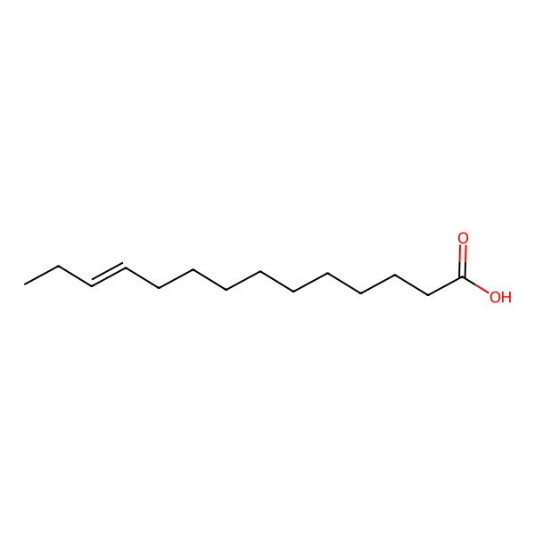 2D Structure of cis-Tetradec-11-enoic acid
