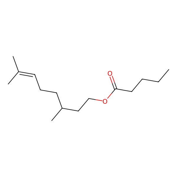2D Structure of Citronellyl valerate 2D Structure of Citronellyl valerate