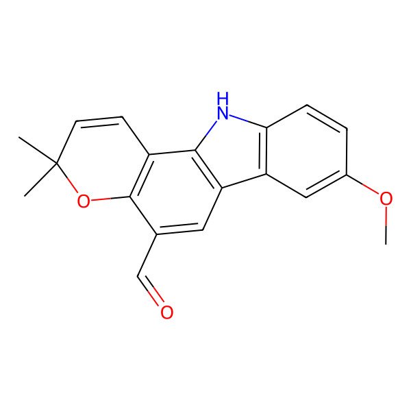 2D Structure of Claulansine F