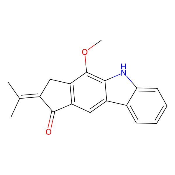2D Structure of Clausenaline A