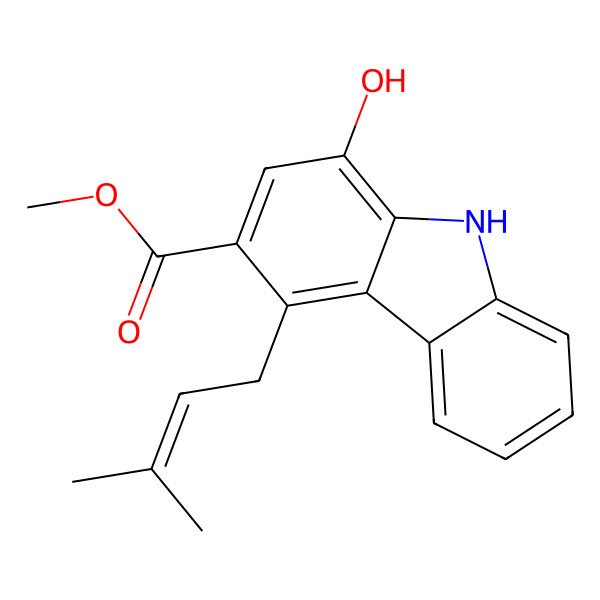 2D Structure of Clausine F