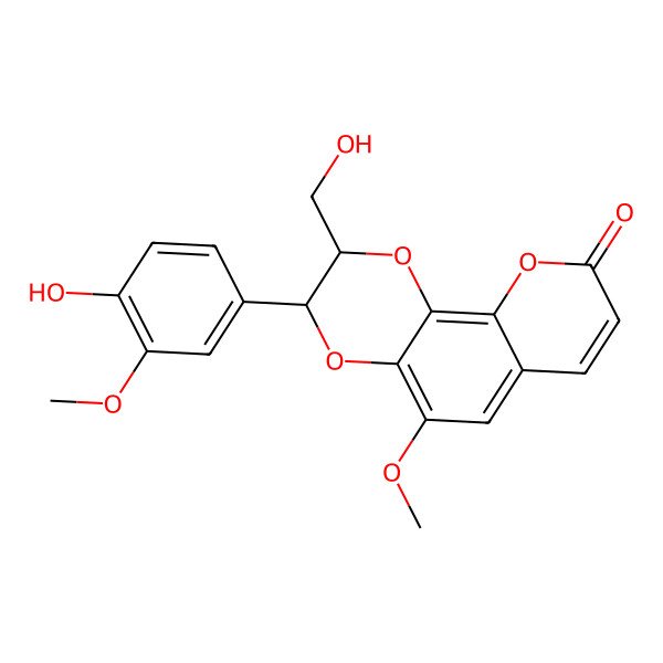 2D Structure of Cleomiscosin A