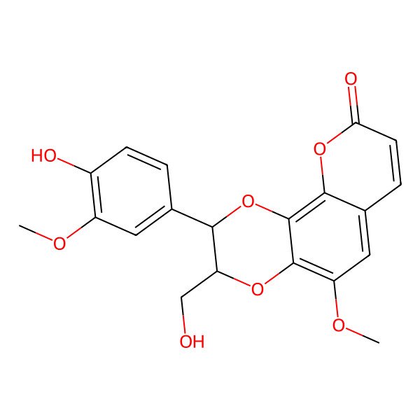 2D Structure of Cleomiscosin B 2D Structure of Cleomiscosin B